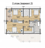 Дом из бревна VZ-141